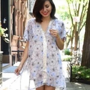 Anthropologie One September Lyla Sequin Tunic